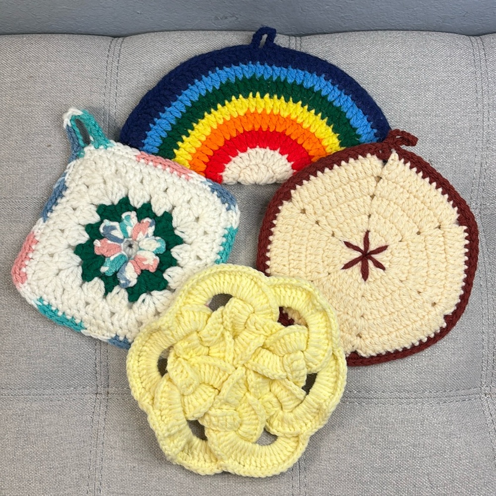 Pot Holders Crochet (4)
